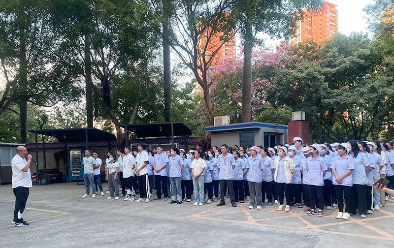 911香蕉视频APP化妆用品（深圳）有限公司开展消防安全应急疏散演练